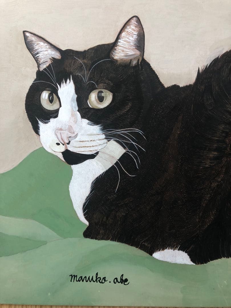 《送料無料》原画「ウメ13」猫イラスト