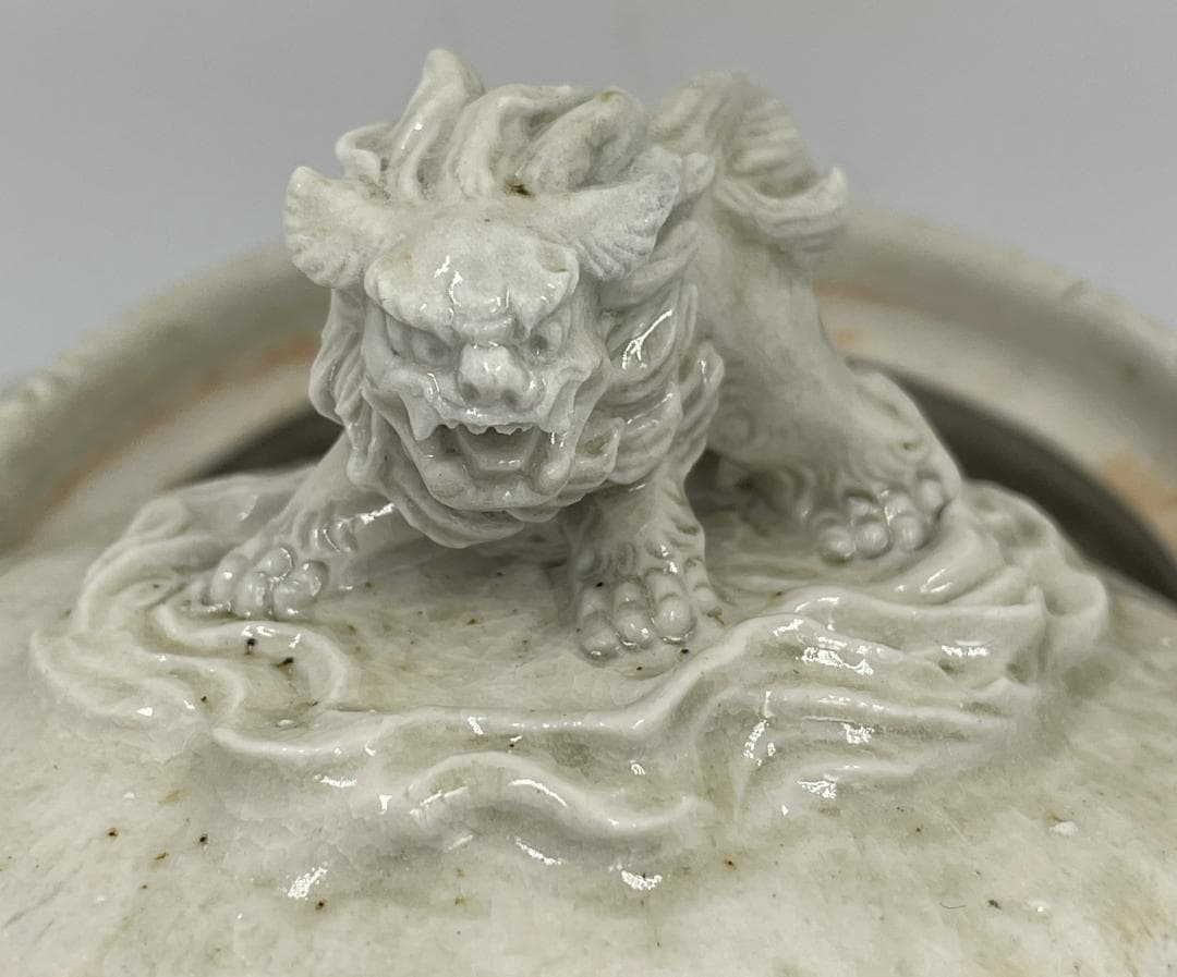 備前焼 白備前 獅子宝瓶 - メルカリ