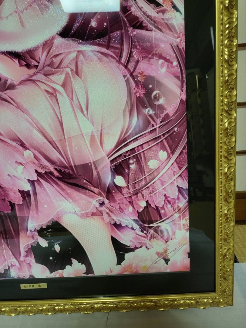 版画 てぃんくる 雪月華舞-凛- アールビバン ミクスドメディア 番号18