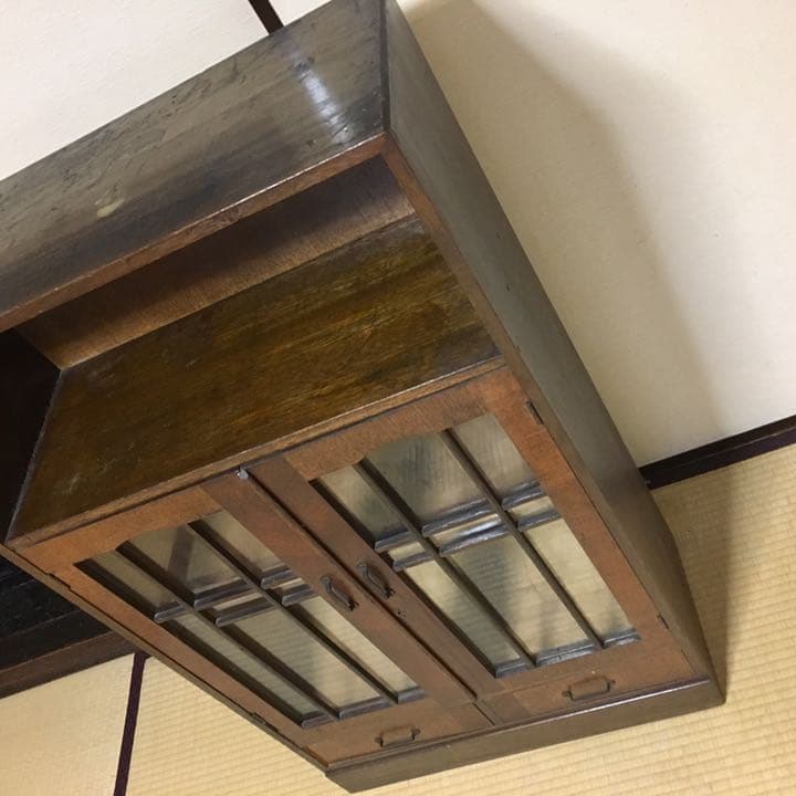 アンティーク 本棚★大正期 古民家 ビンテージ 骨董 書棚 レトロ 風情 風雅