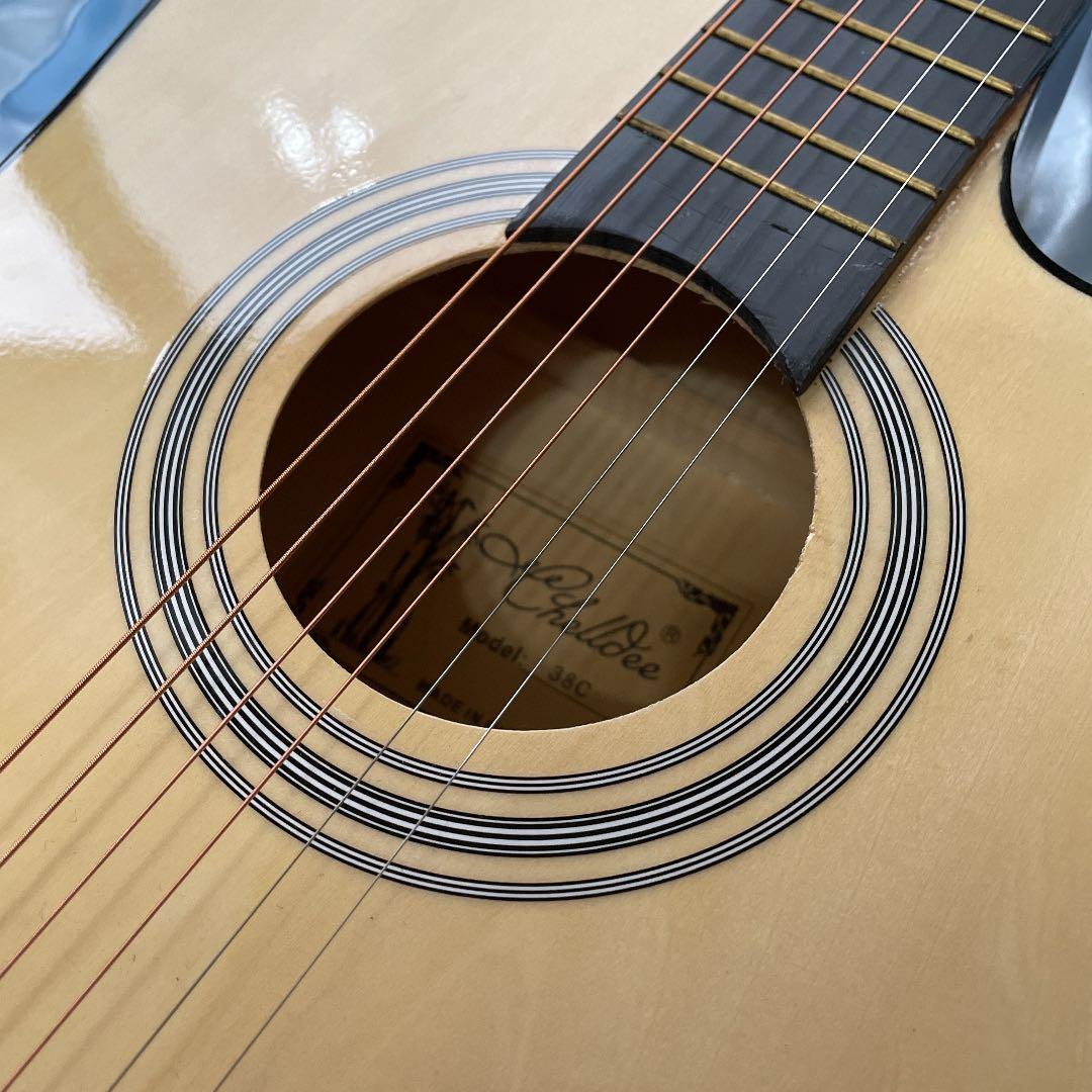 初心者向け] アコースティックギター CHELLDEE 38C - メルカリ