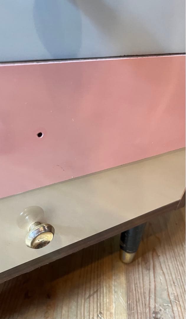 電話台 チェスト 昭和レトロ レトロポップ インテリア 当時物 収納棚