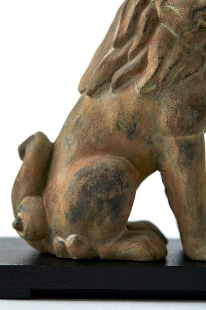 ★新品同様★イスム TanaCOCORO 掌 WOOD 狛犬★25