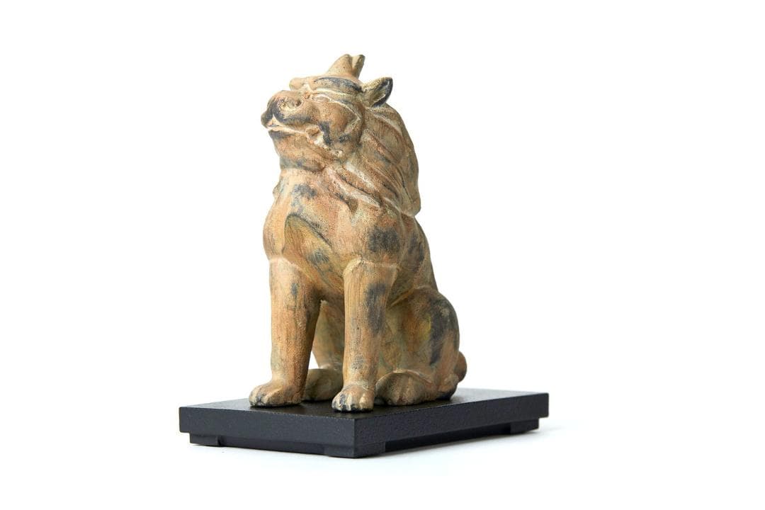 ★新品同様★イスム TanaCOCORO 掌 WOOD 狛犬★25