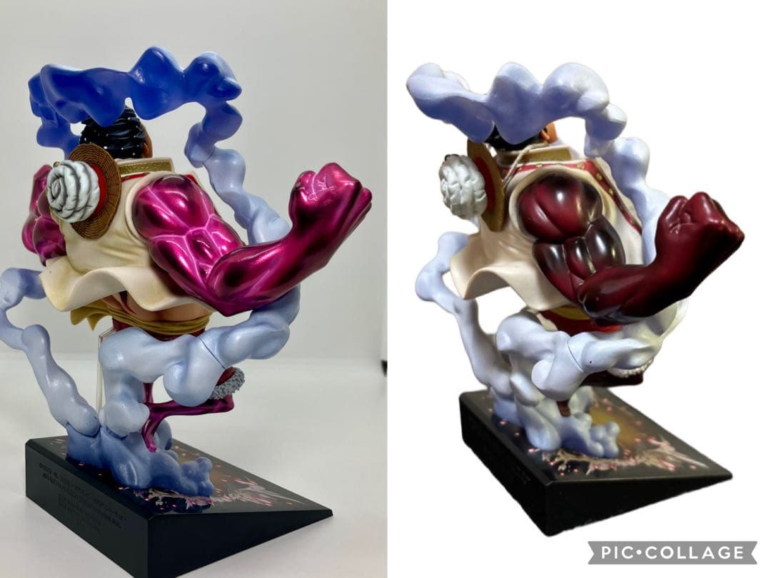 ラストワン　ルフィ ギア４ バウンドマン maximum くじ　リペイント