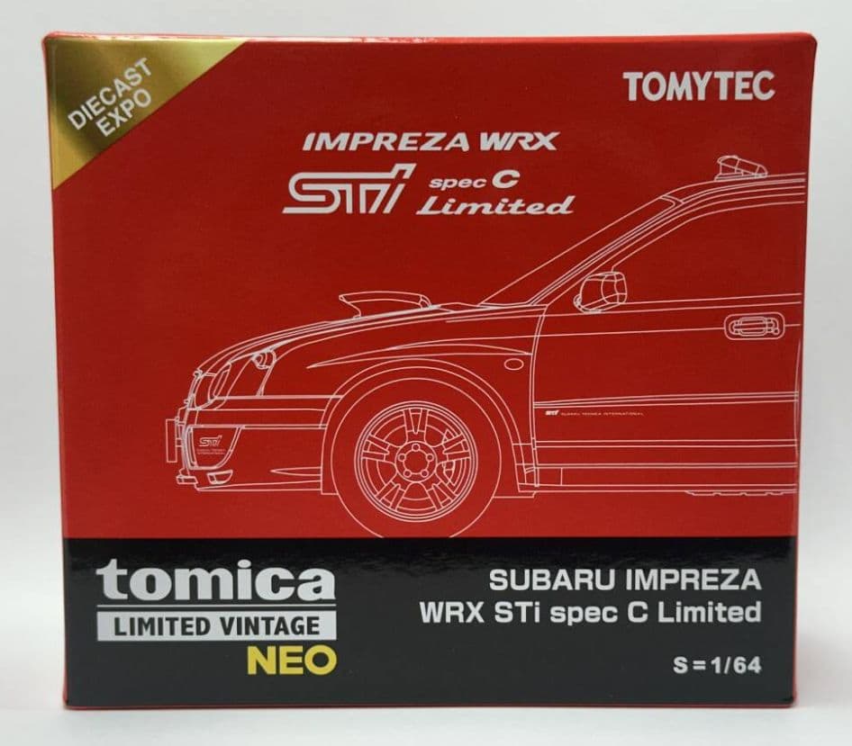 トミカリミテッドヴィンテージネオ スバル インプレッサ WRX STi (赤