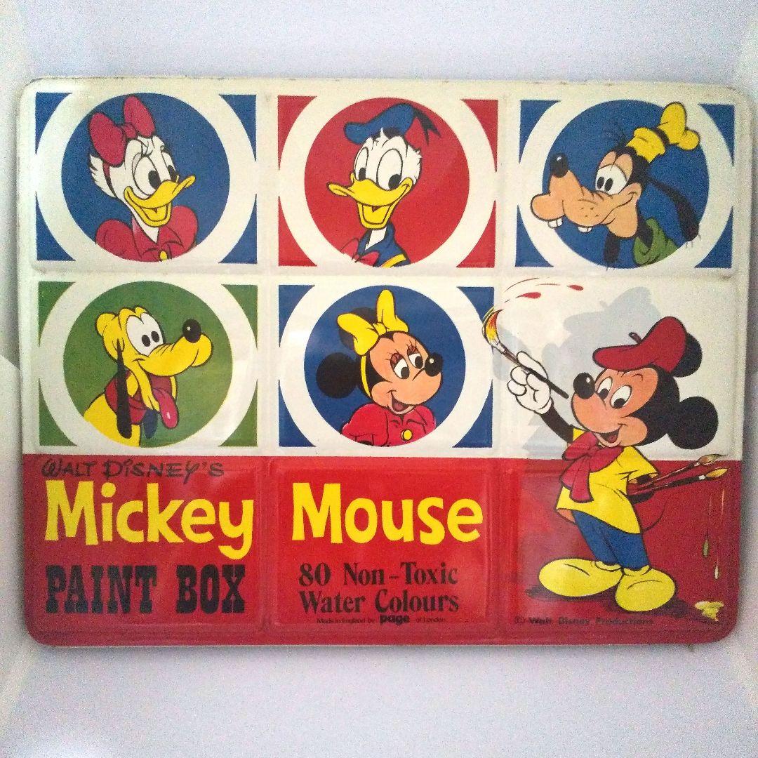 ♥ WALT DISNEY'S Mickey Mouse PAINT BOX ♥