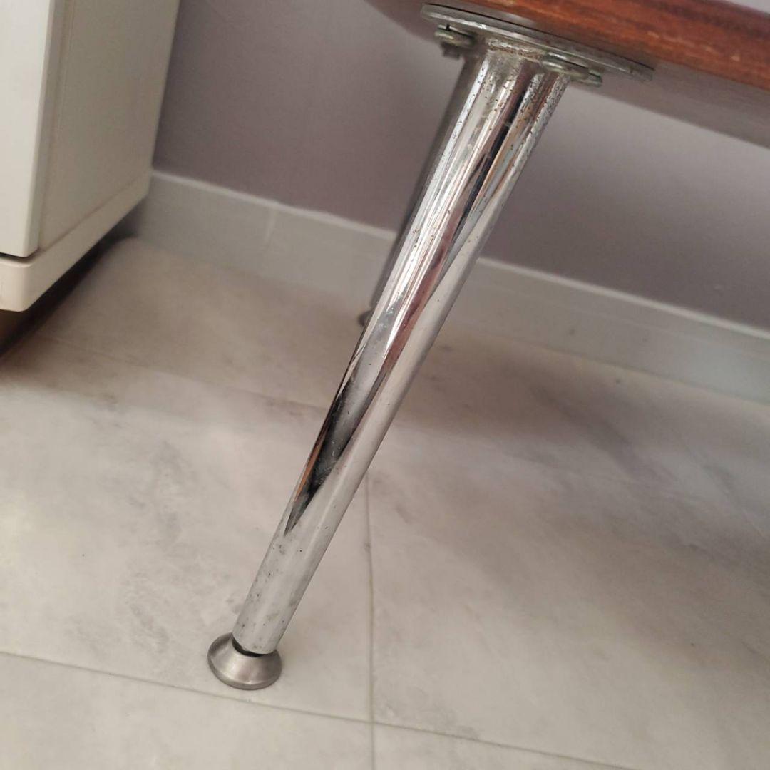 東谷 ミッドセンチュリー センターテーブル 曲げ木 ガラステーブル ブラウン