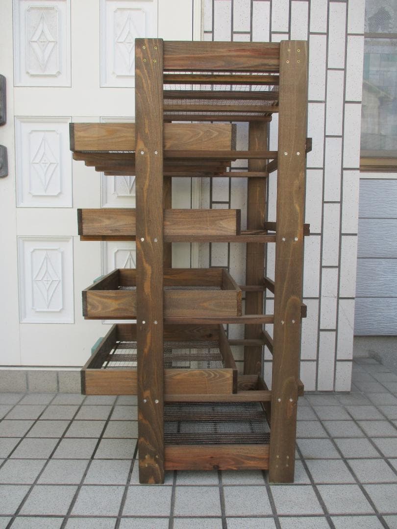 期間限定　６段トレー　多肉棚　プランター　スタンド　多肉植物棚　ラック　アガベ