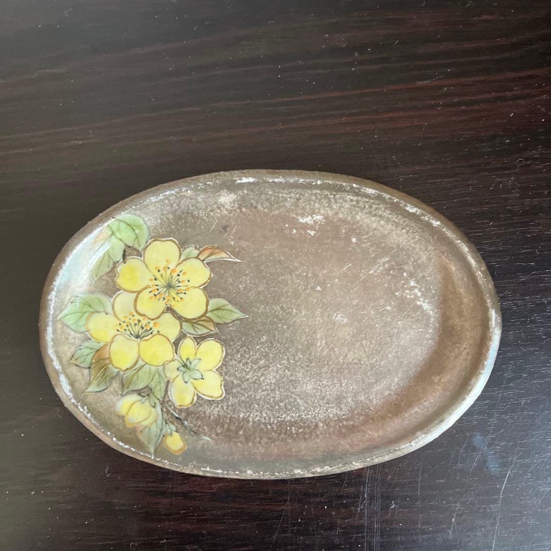 希少⭐︎ 陶あん窯　京焼　銀彩　銘々皿　5枚セット