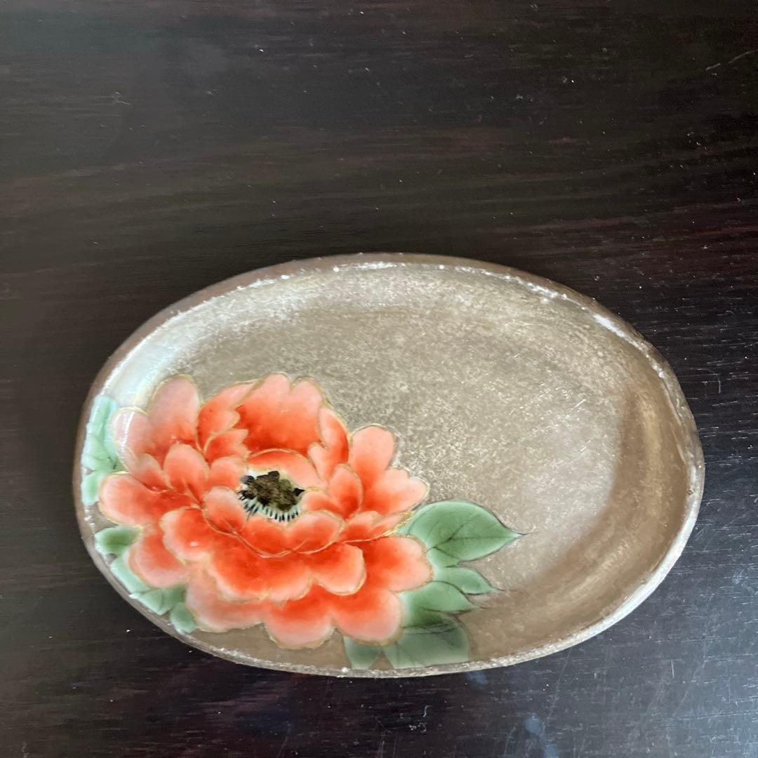 希少⭐︎ 陶あん窯　京焼　銀彩　銘々皿　5枚セット