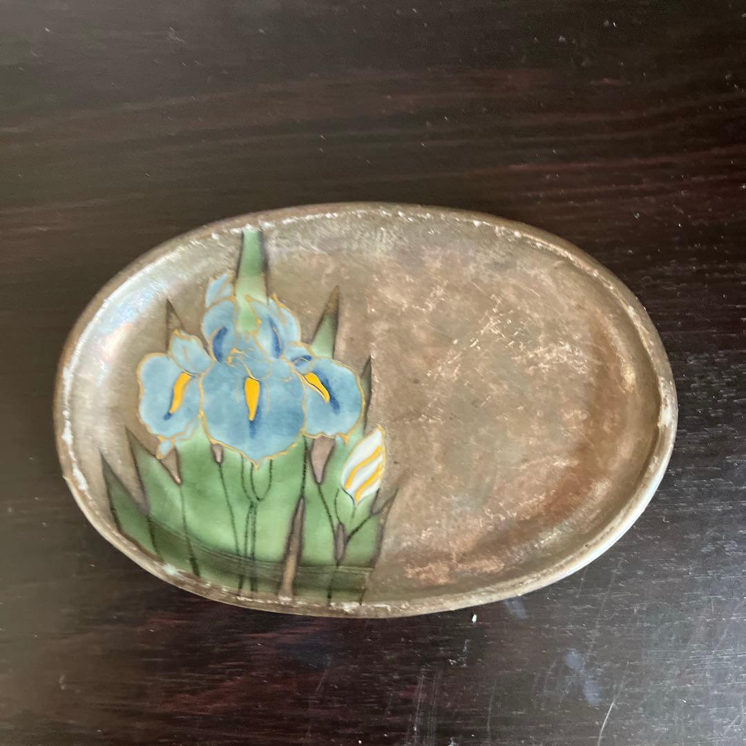 希少⭐︎ 陶あん窯　京焼　銀彩　銘々皿　5枚セット