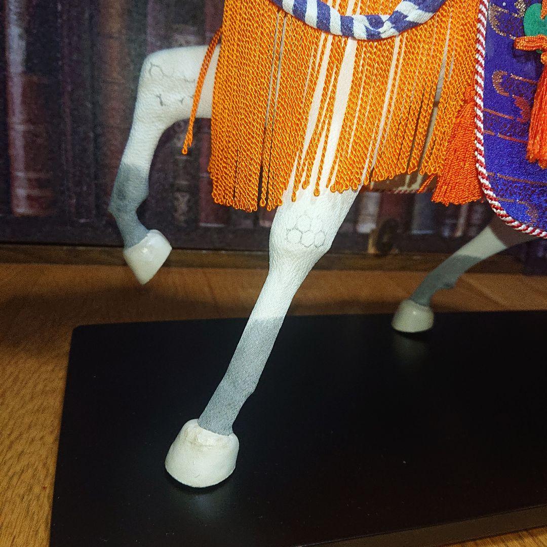 馬 白馬 五月人形