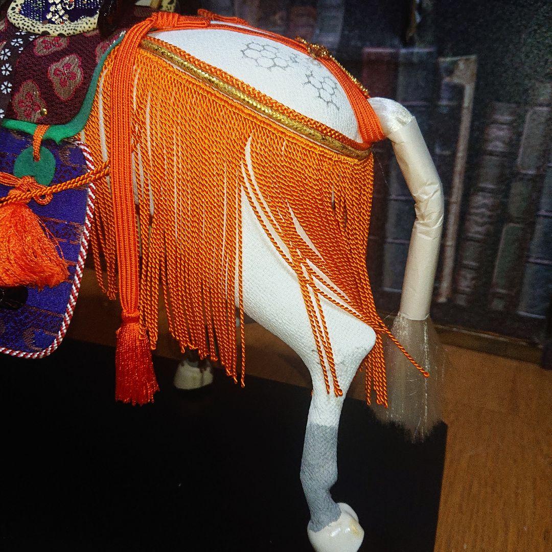 馬 白馬 五月人形