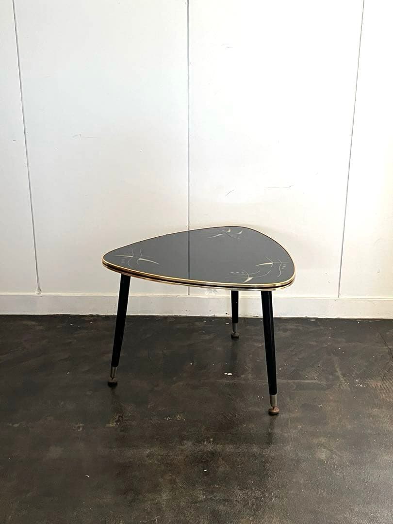 ミッドセンチュリー サイドテーブル プランター 黒 イギリス ドイツ 50s