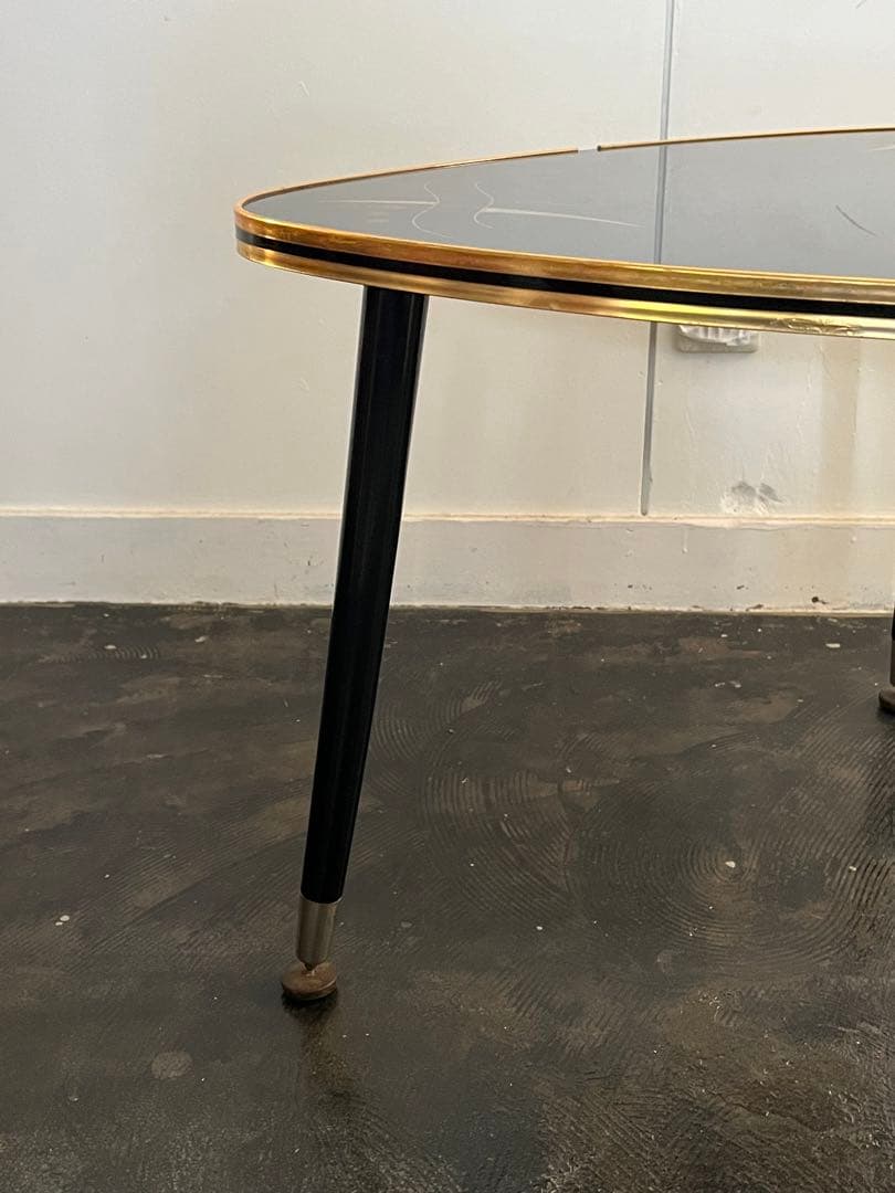 ミッドセンチュリー サイドテーブル プランター 黒 イギリス ドイツ 50s