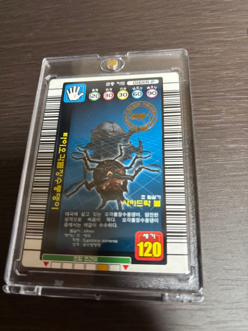 【エラーカード】ムシキング　サンボンヅノカブト　韓国版