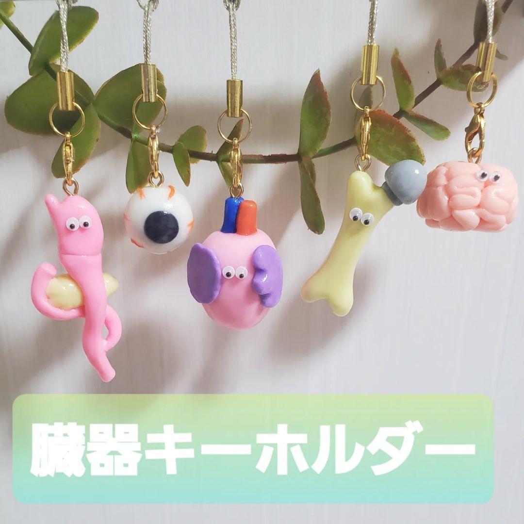 脾臓膵臓臓器手作りキーホルダー看護オペ