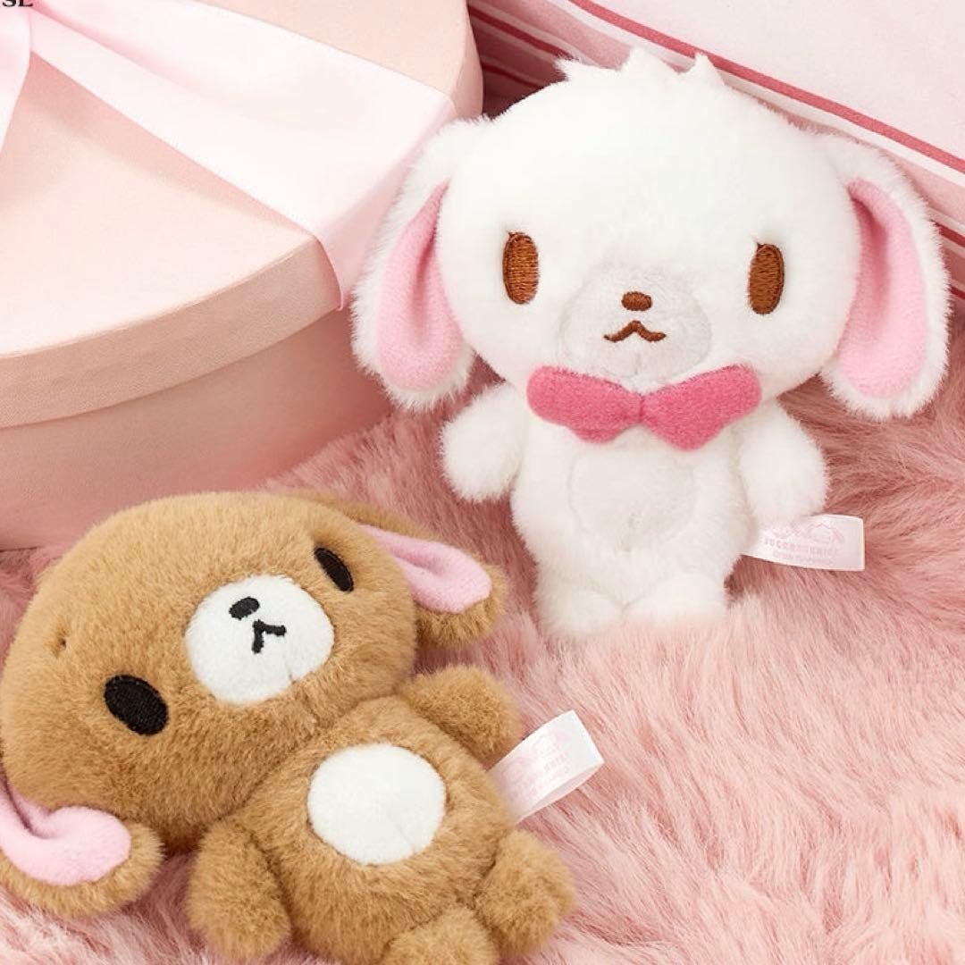 韓国 サンリオ シュガーバニーズ しろうさ キーリング キーホルダー