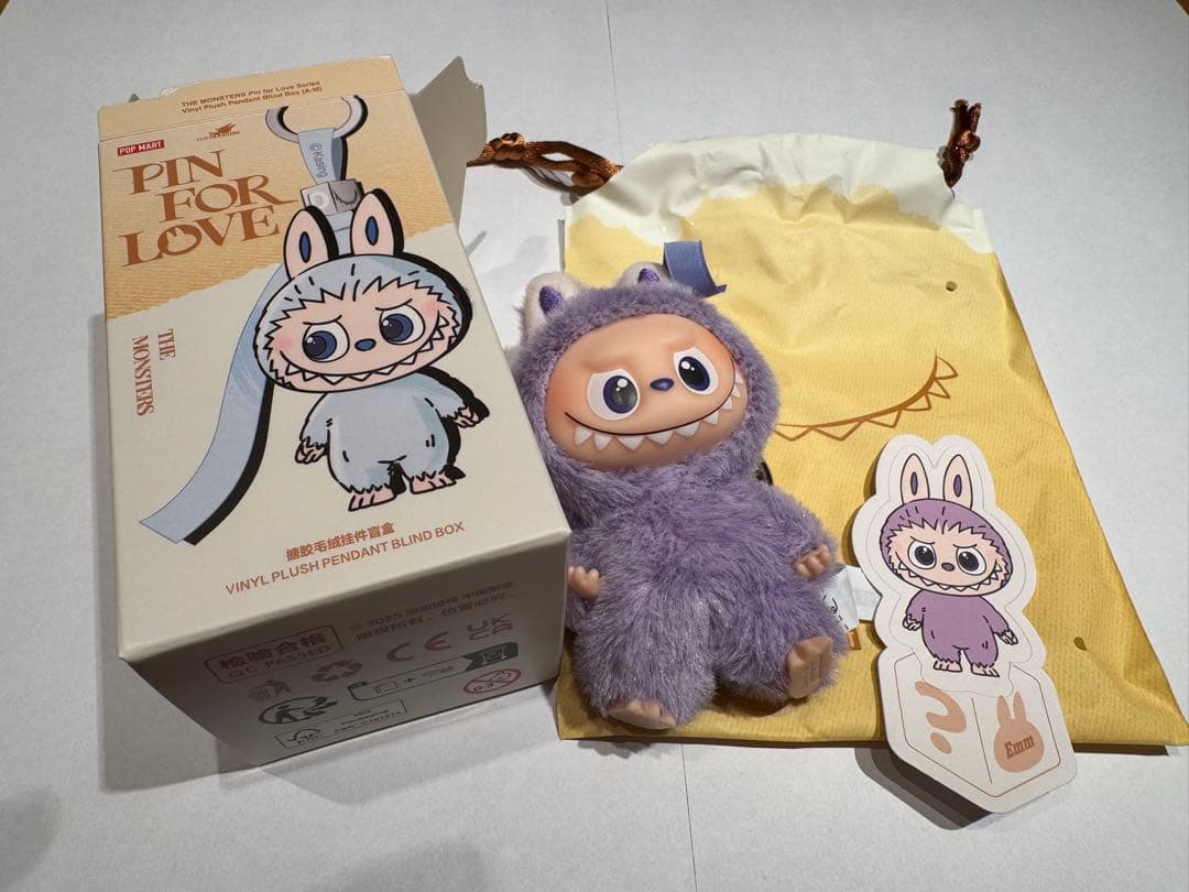 ラブブ LABUBU PIN FOR LOVEイニシャル ？ シークレット - メルカリ