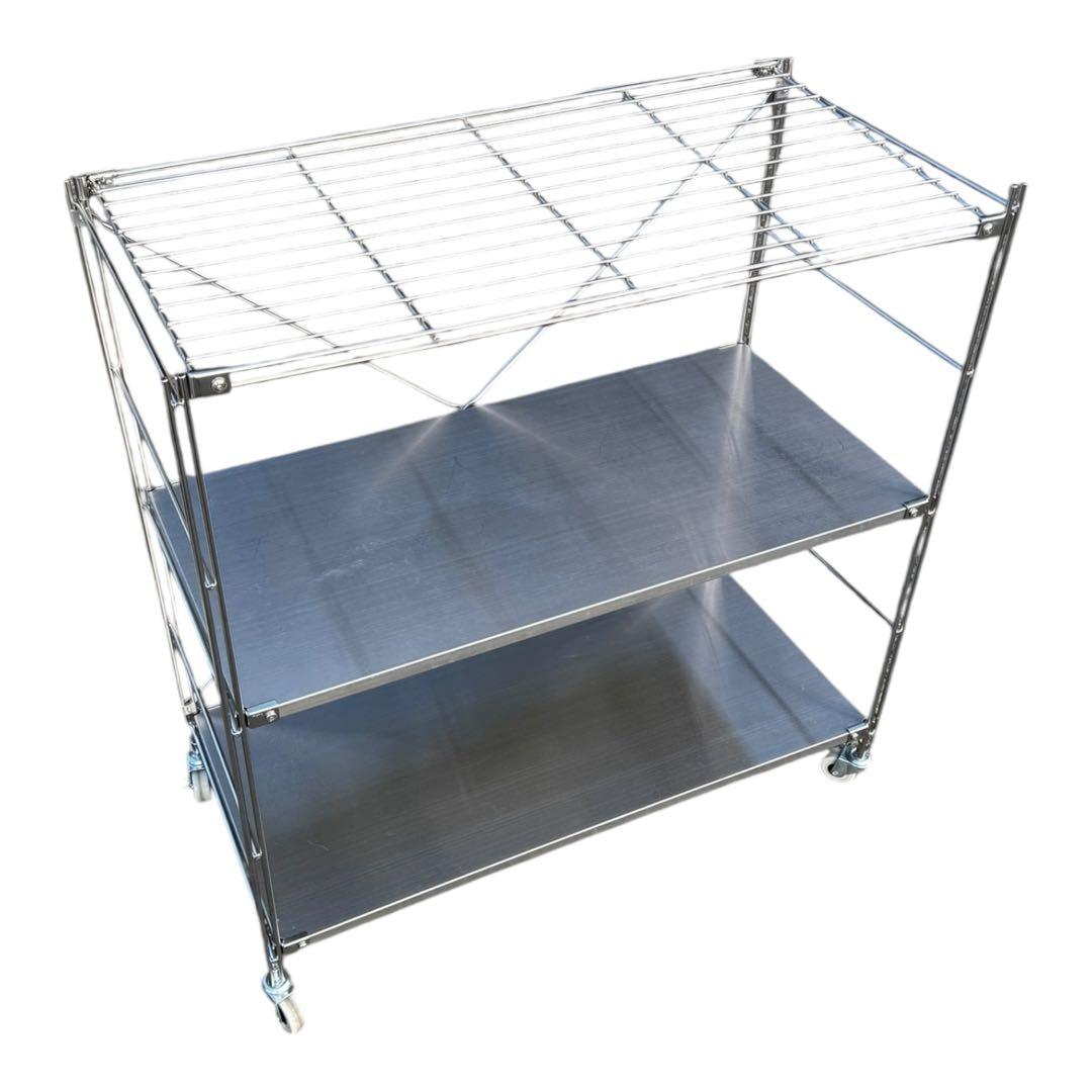 無印良品 ステンレスユニットシェルフ ワイド 小