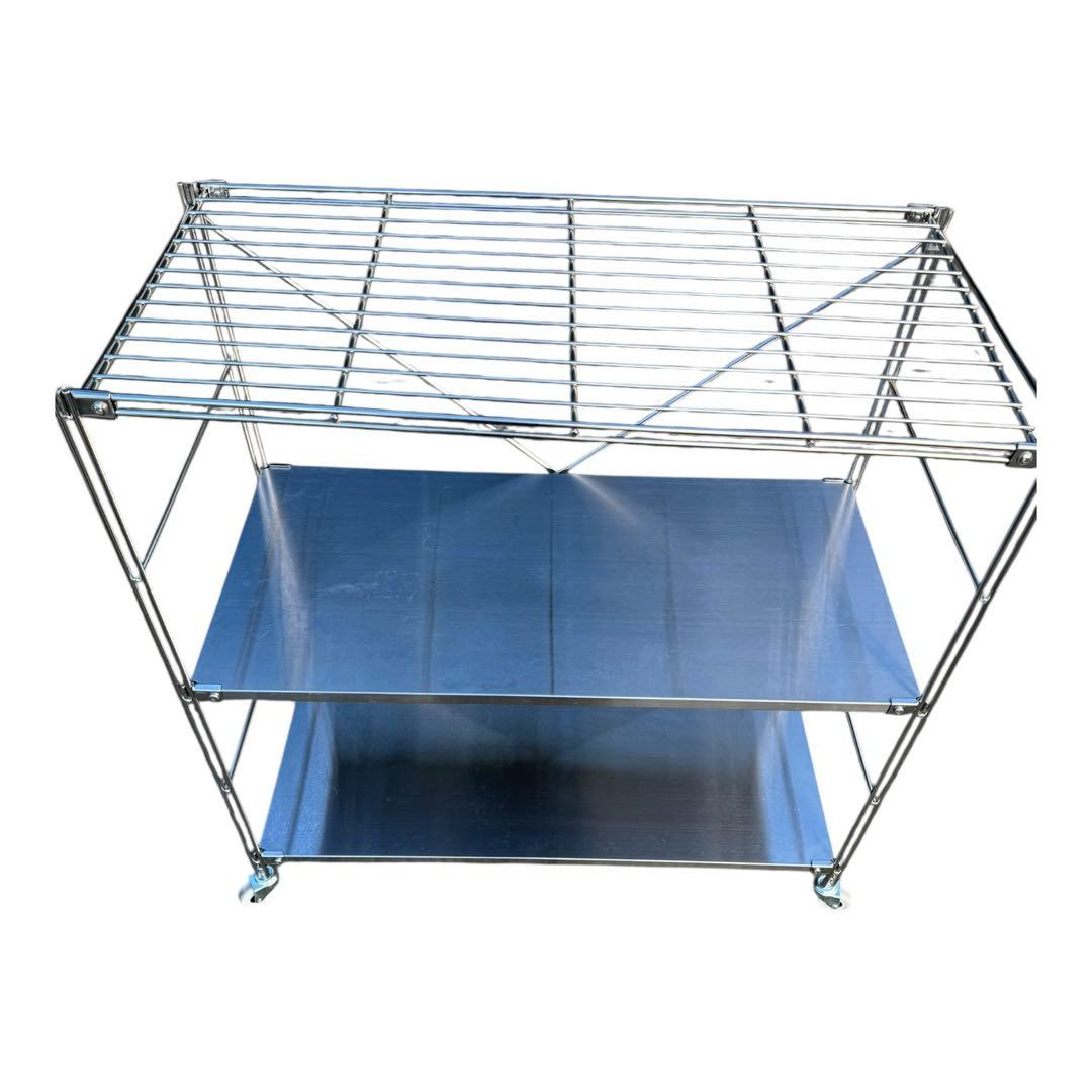 無印良品 ステンレスユニットシェルフ ワイド 小