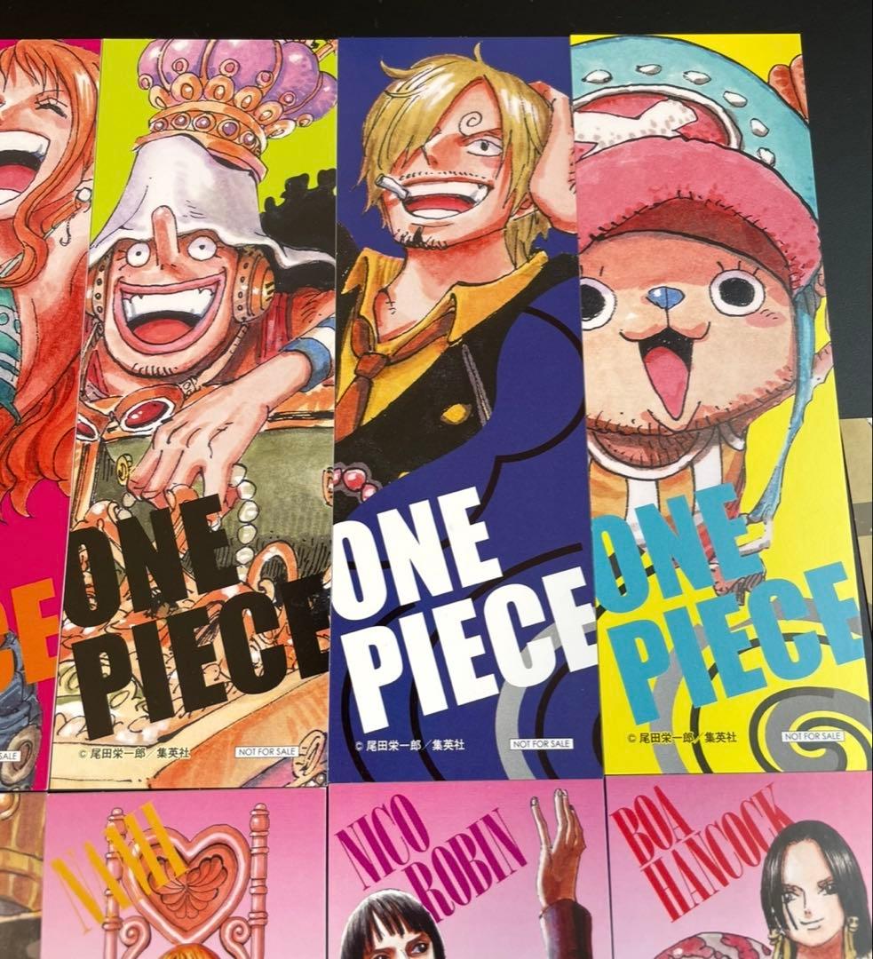 【非売品】　ワンピース　onepiece しおり　13枚セット