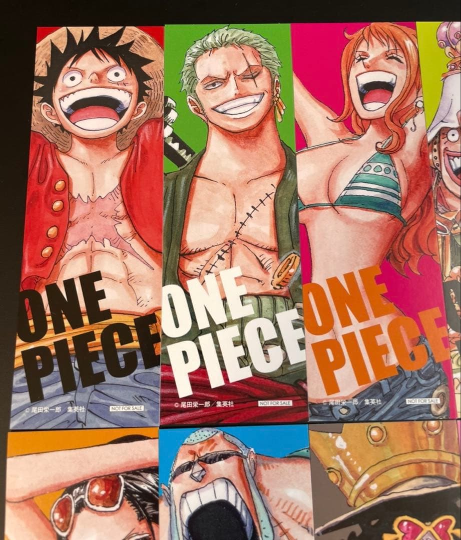 【非売品】　ワンピース　onepiece しおり　13枚セット