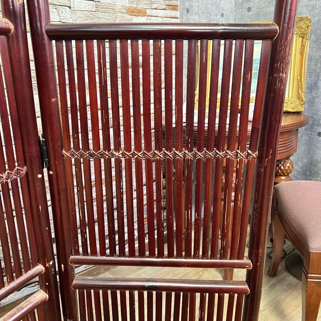 ꧁アジアン家具꧂パーテーション パーティション バンブー 竹 衝立 間仕切り