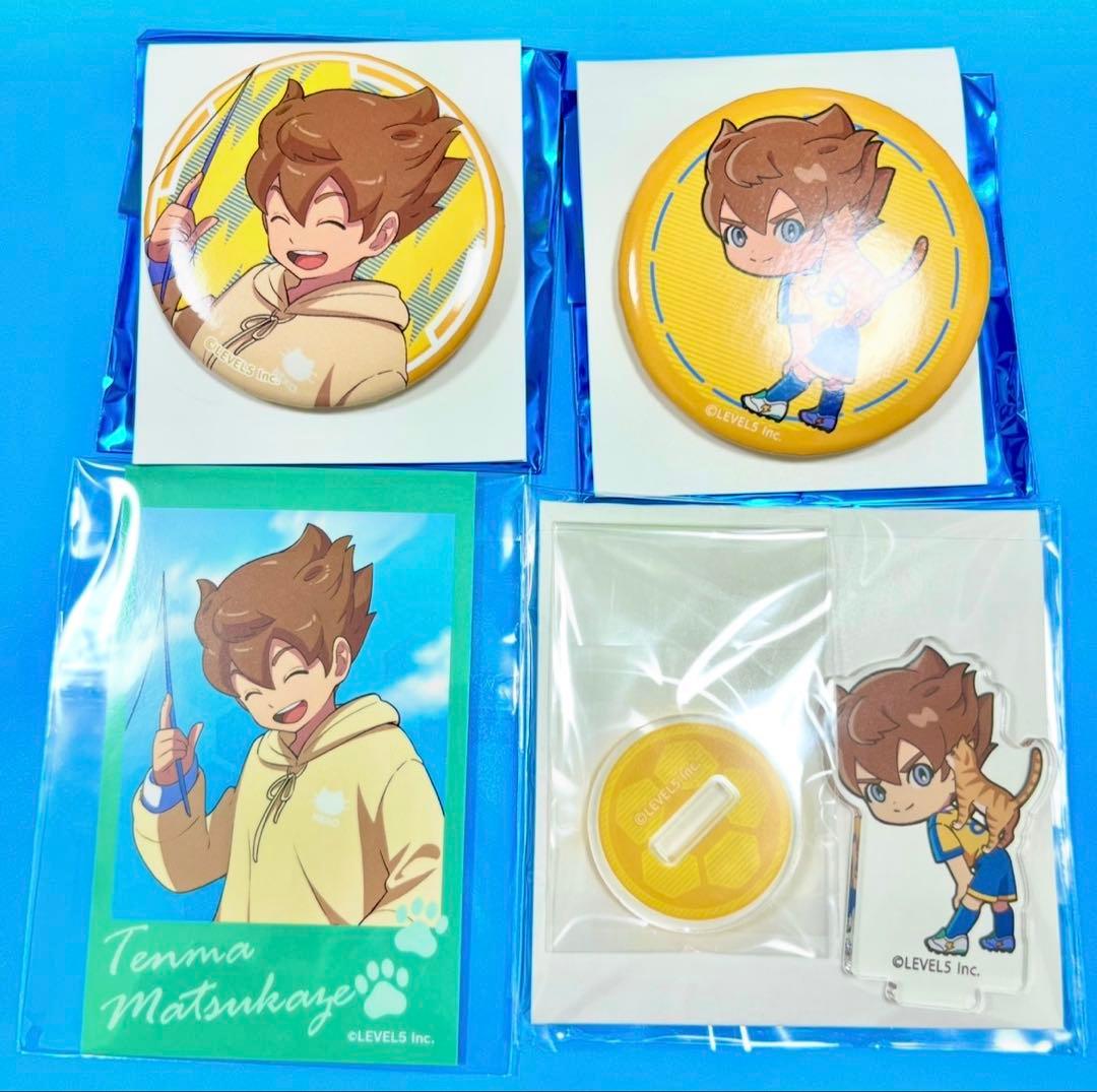 イナズマイレブン まねきねこ 缶バッジ アクスタ フォトカ 松風天馬
