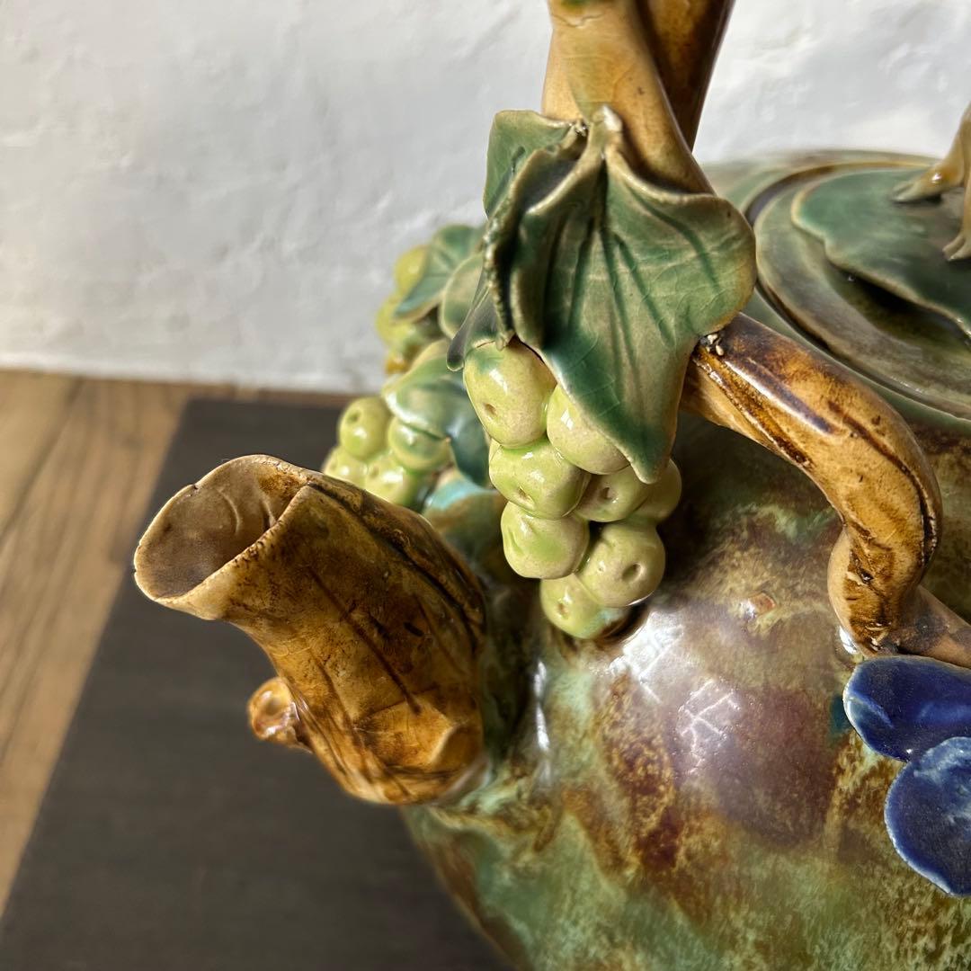 【割れ・欠け・補修なし】特大 急須 骨董 美術品