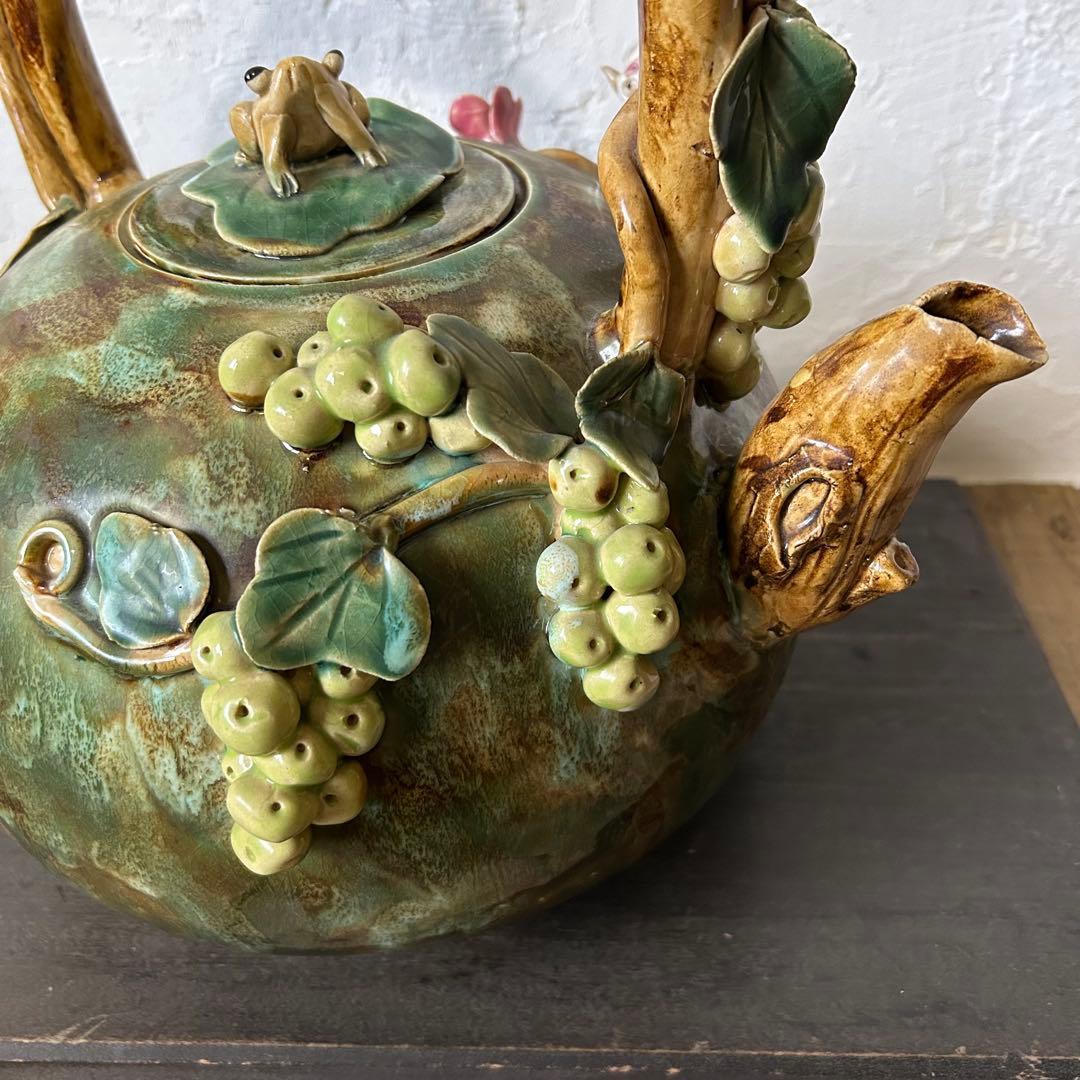 【割れ・欠け・補修なし】特大 急須 骨董 美術品