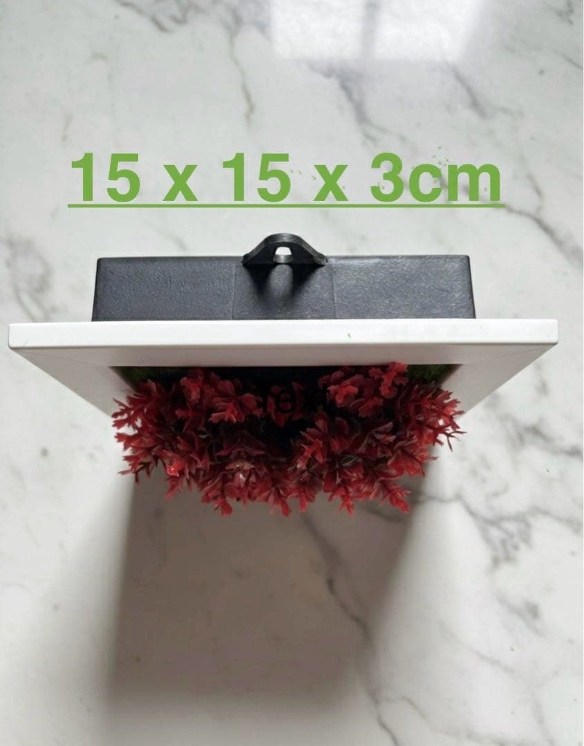 ウォールグリーン 13個セット – 壁掛けフェイクグリーン（ミニ人工観葉植物）