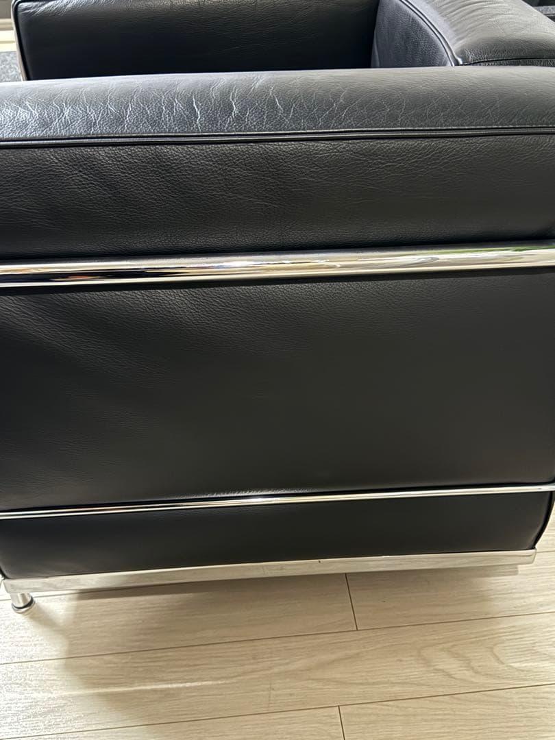 LC2 カッシーナ　正規品　1人掛け　ソファ　ブラック