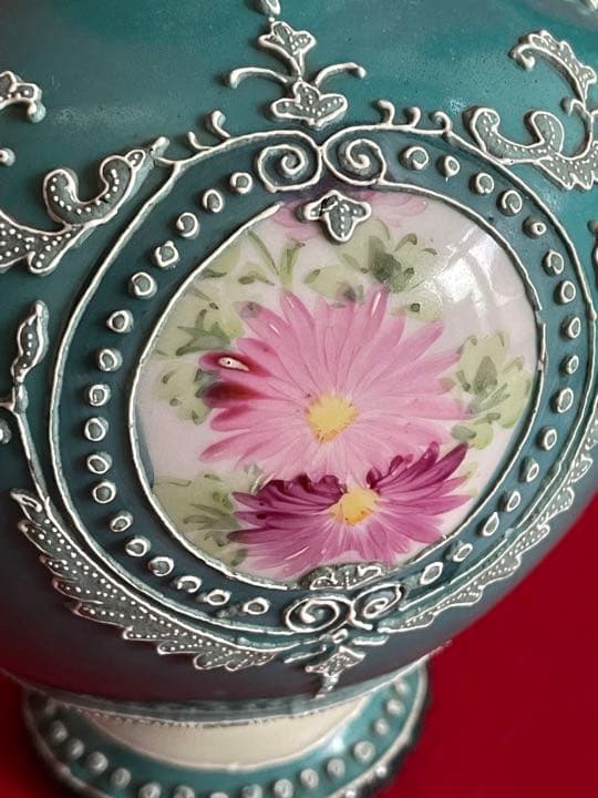 通販キッチン・日用品・その他 - オールドノリタケ 盛り上げ取手付花生