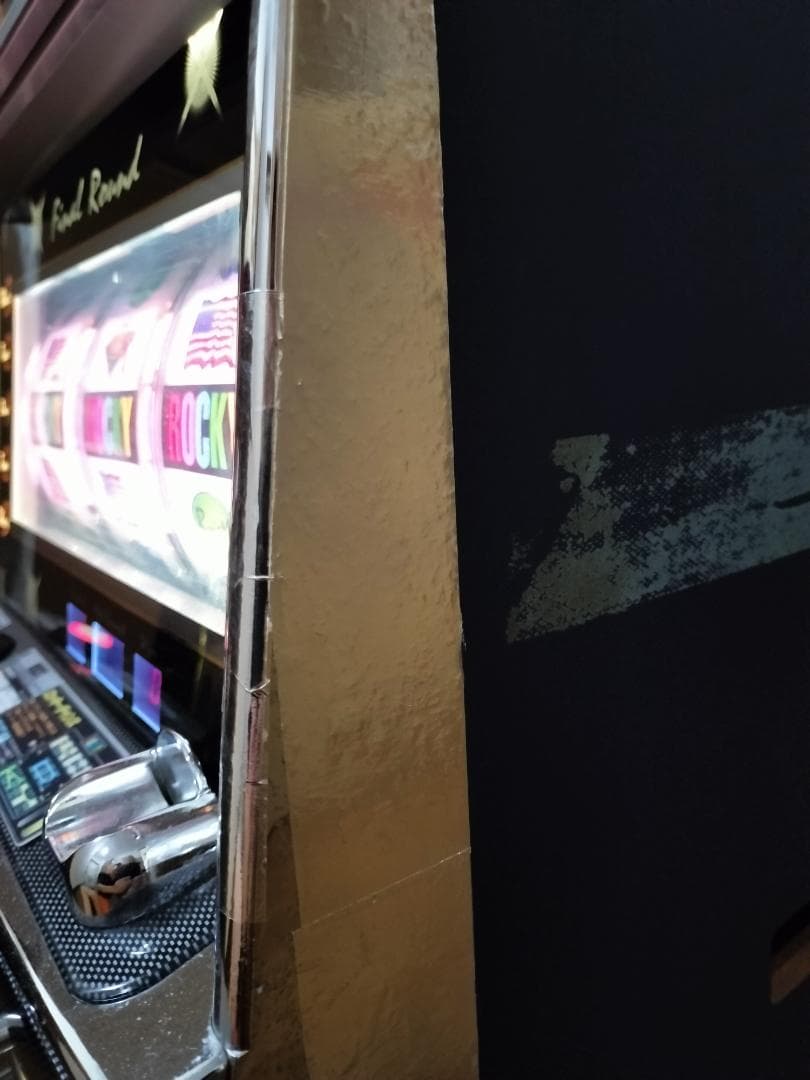 パチスロ実機】高砂☆ロッキー【コイン不要機付】4号機・レア・希少台