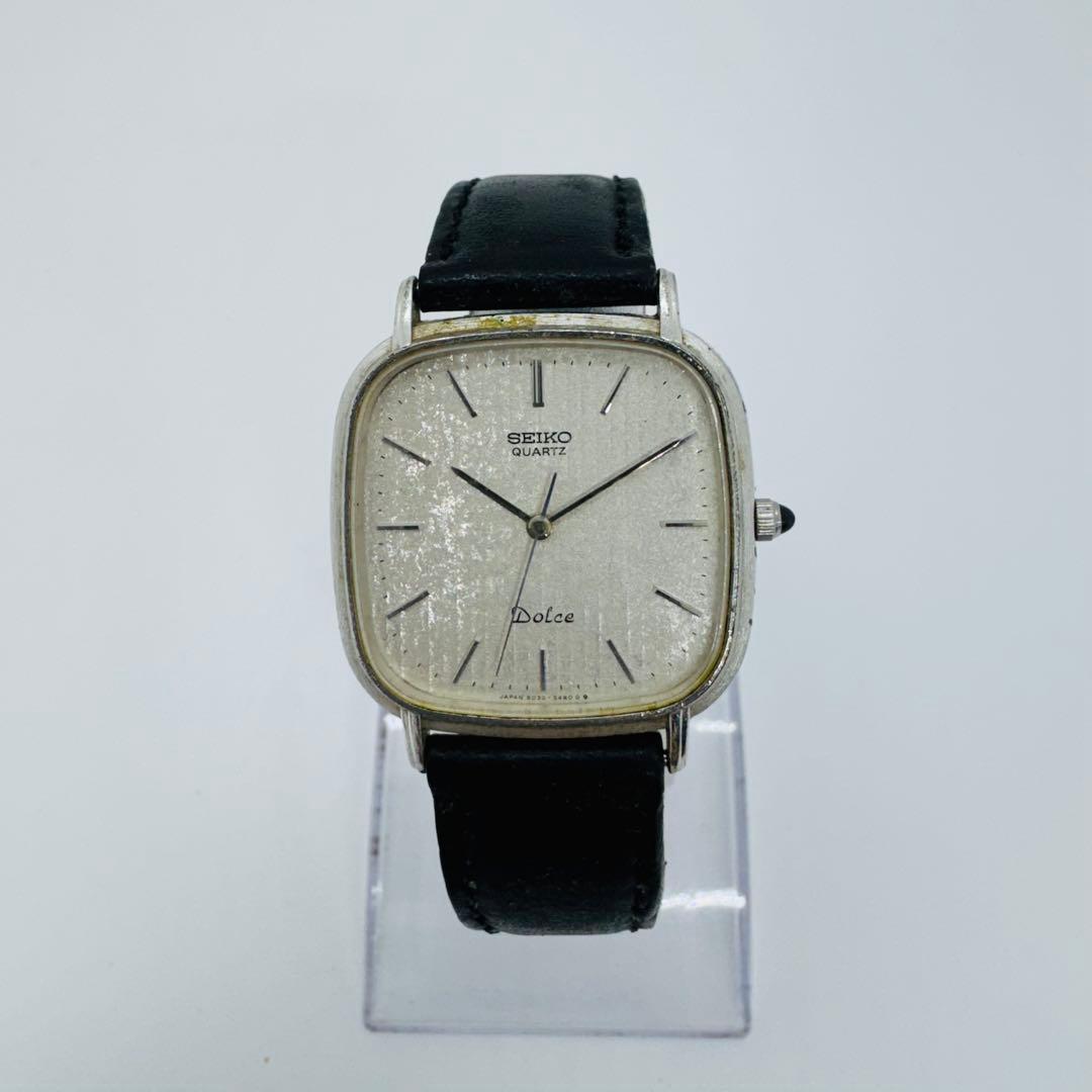 ✨SEIKO✨セイコー✨クォーツ✨DOLCE✨シルバー文字盤✨腕時計✨