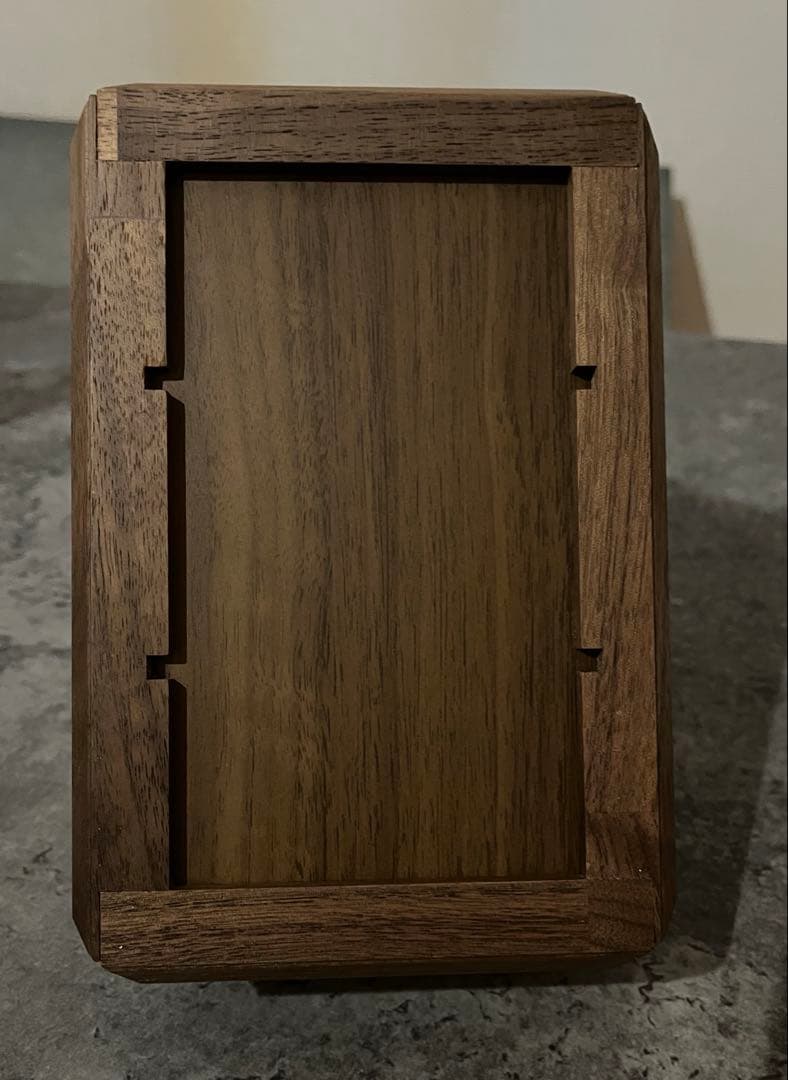 カリモク✩非売品!入手困難　リモコンスタンド　小物ケース　木目　ウォールナット