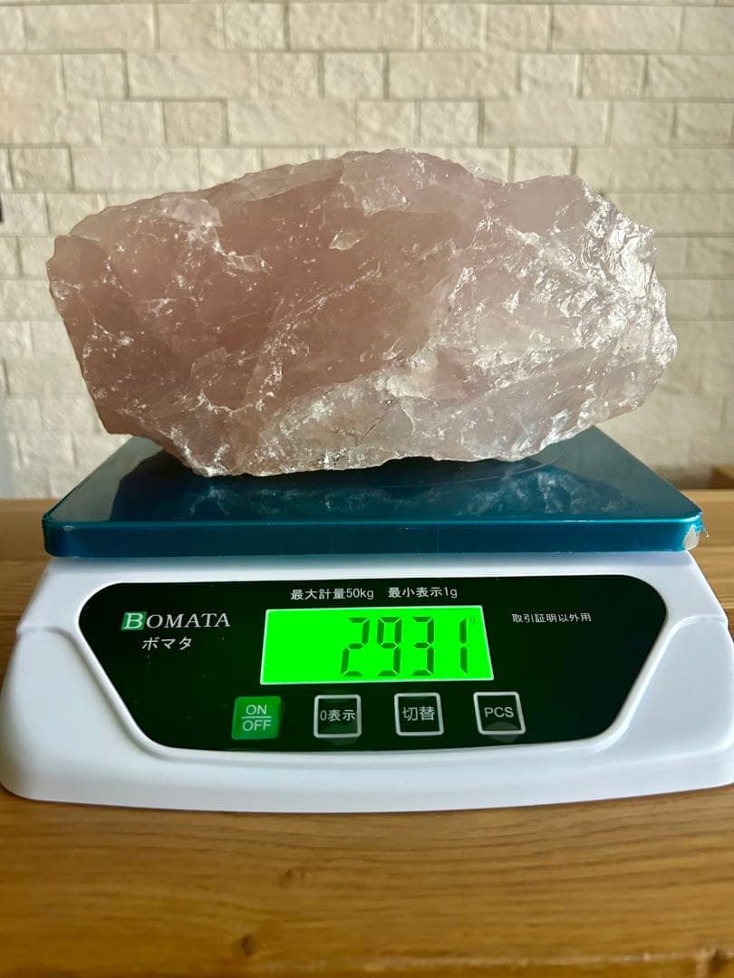 ローズクォーツ　原石　2.9キロ