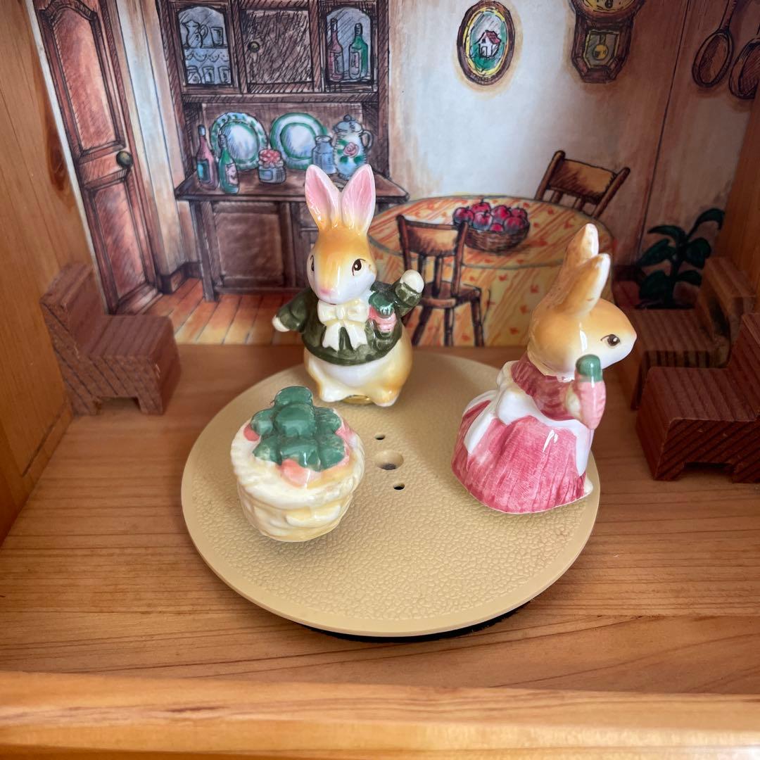 Rabbit house ラビットハウス オルゴール 小物入れ メイクボックス