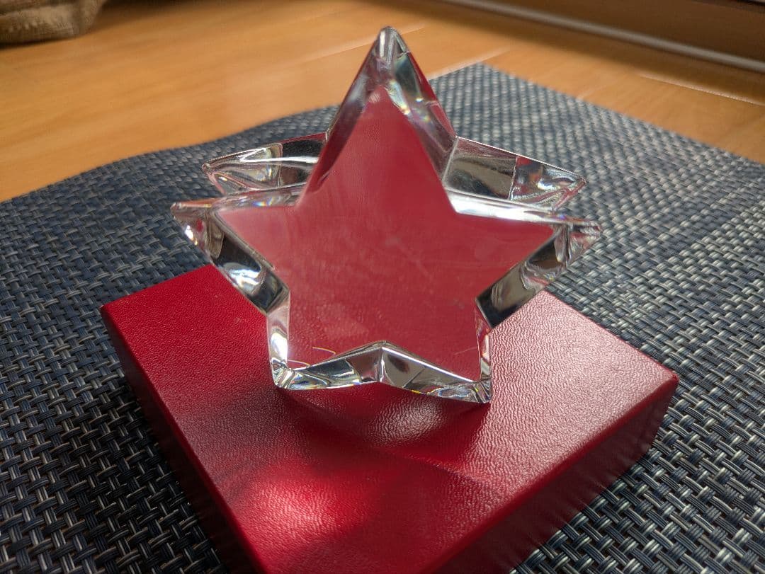 Baccarat バカラクリスタル ザンザンスター 星形置物 箱付き - メルカリ