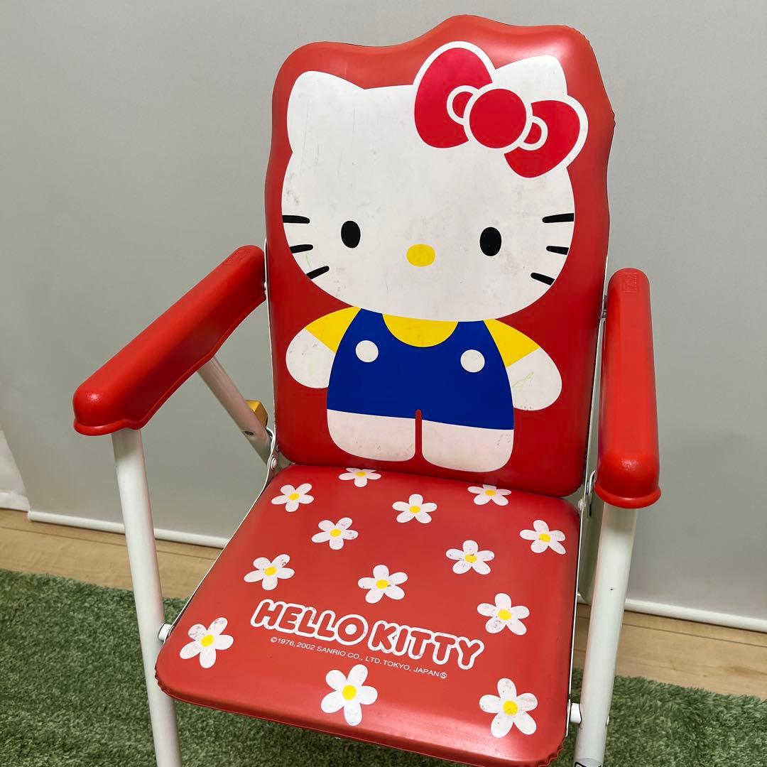 ハローキティ 2002年 レトロ キッズチェア ハイチェア 日本製 - メルカリ