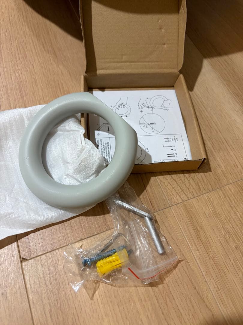 未使用HAY Gym Hook M ライトグレー　ジムフック