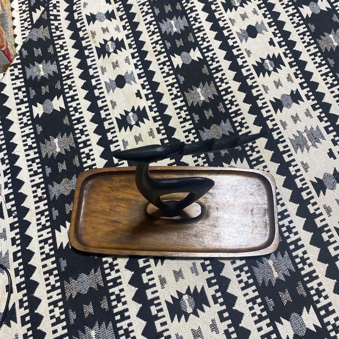 南部鉄器 鹿のトレイ 馬場忠寛 70年代 ヴィンテージ フォークアート