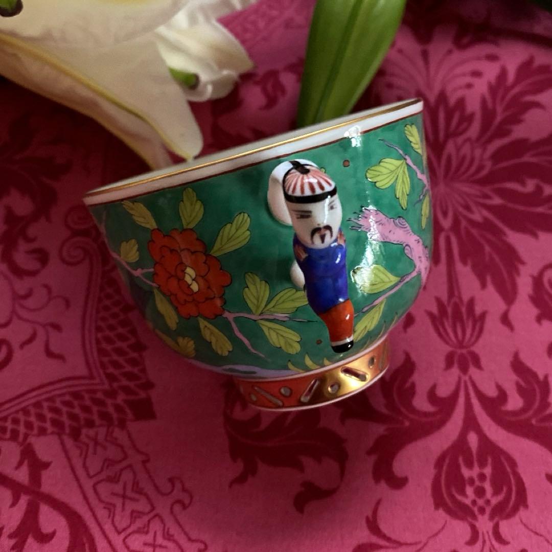 ヘレンドのとても美しいシノワズリマンダリンシリーズのトリオセット