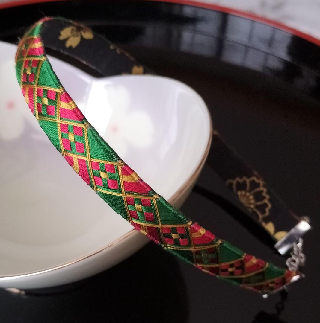 和風チョーカー　─椿─