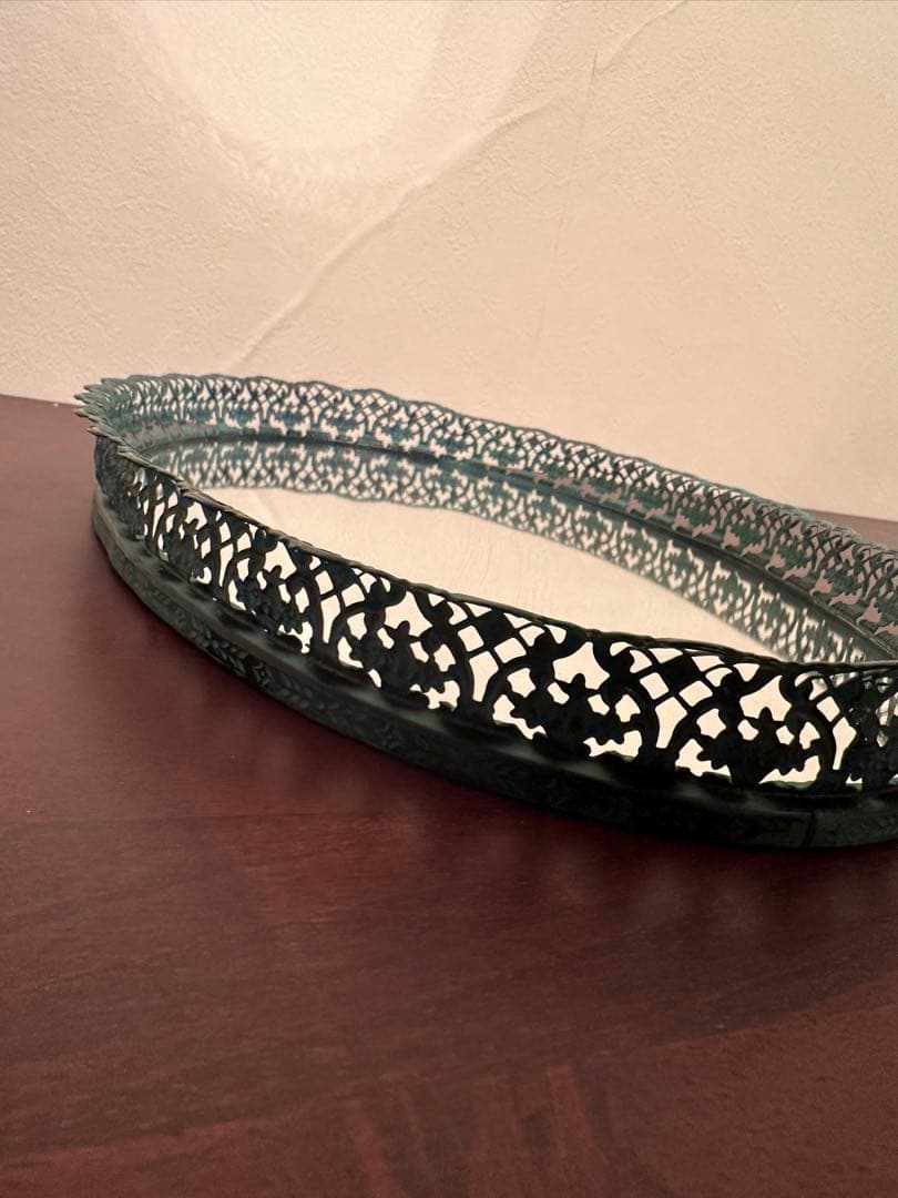 ヴィンテージ ミラー アンティーク 楕円 クラシック