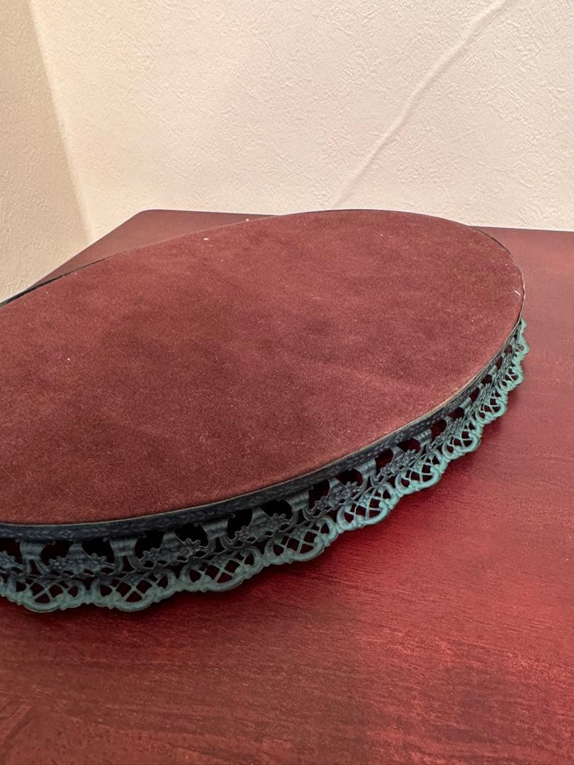 ヴィンテージ ミラー アンティーク 楕円 クラシック