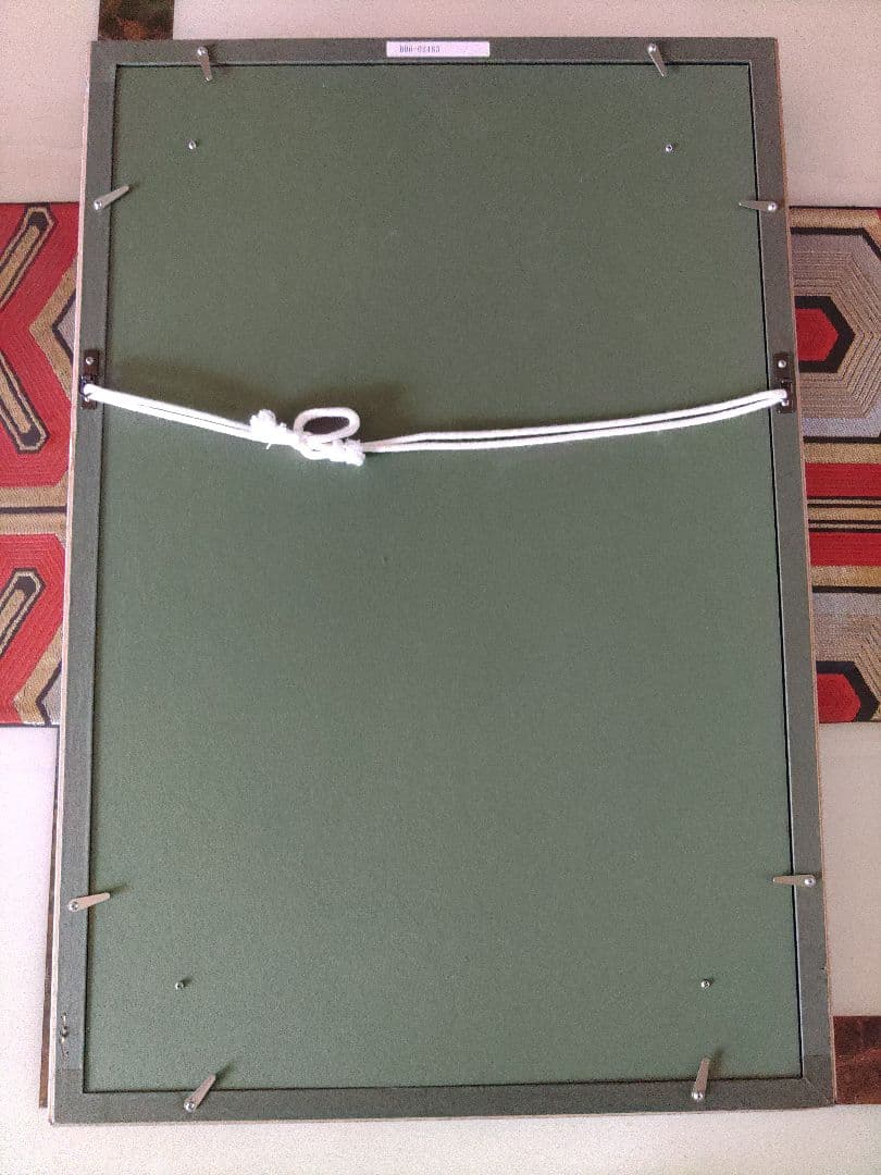 猫の時間　松波照慶　M8号　縦　かわいいネコちゃん　油彩画　4匹の猫　松波画伯