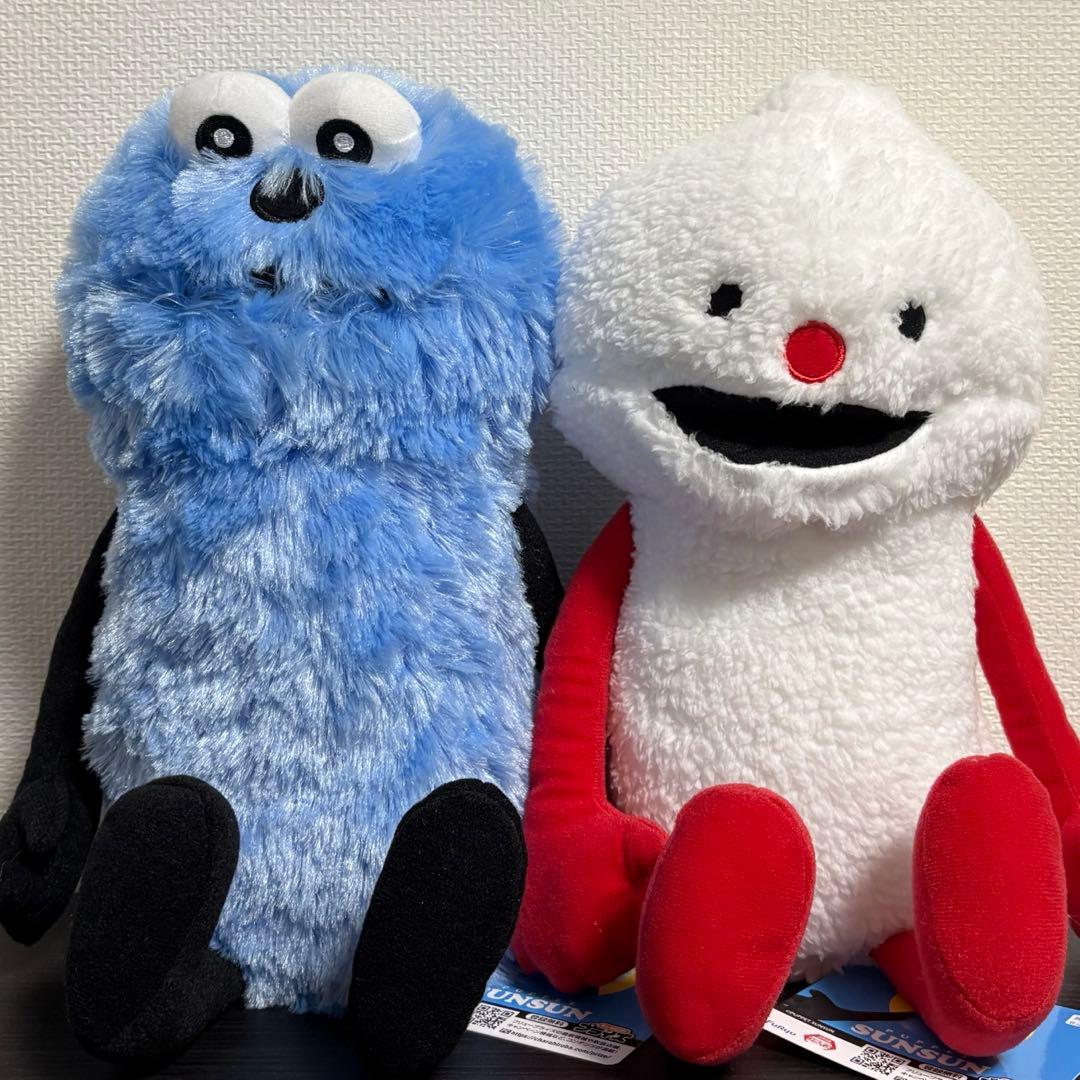 パペットスンスン おすわりBIGぬいぐるみ 2種セット - メルカリ